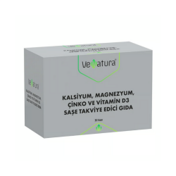 Venatura Kalsiyum,Magnezyum,Çinko ve Vitamin D3 30 Saşe - VeNatura