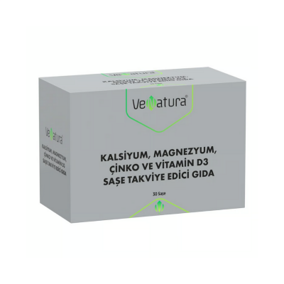 Venatura Kalsiyum,Magnezyum,Çinko ve Vitamin D3 30 Saşe - 1