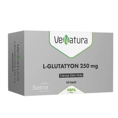 VeNatura L-Glutatyon 250 mg Takviye Edici Gıda 60 Yumuşak Kapsül - 1