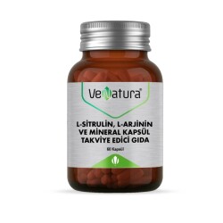 VeNatura L-Sitrulin, L-Arjinin ve Mineral 60 Kapsül - VeNatura