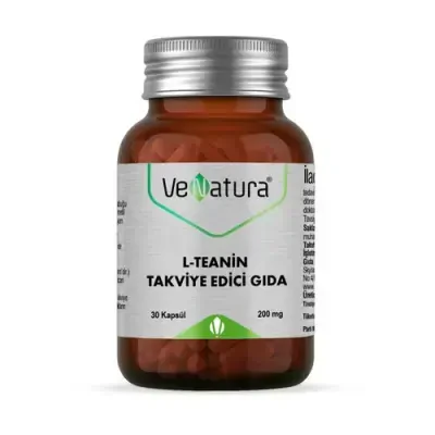 Venatura L-Teanin 200 mg Takviye Edici Gıda 30 Kapsül - VeNatura