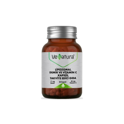 VeNatura Lipozomal Demir ve Vitamin C 60 Kapsül - 1