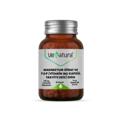 VeNatura Magnezyum Sitrat ve P-5-P (Vitamin B6) 90 Kapsül - 2
