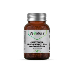 Venatura Multivitamin,Multimineral ve DHA 30 Yumuşak Kapsül - VeNatura