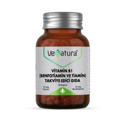 VeNatura Vitamin B1 (Benfotiamin ve Tiamin) 60 Kapsül - VeNatura