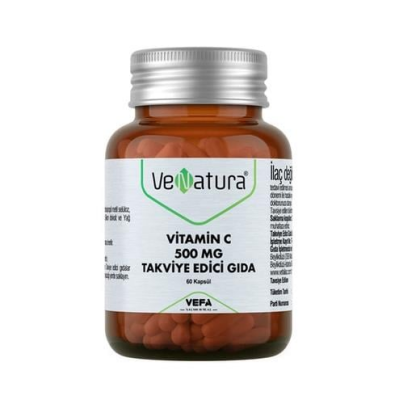 VeNatura Vitamin C 500 mg Takviye Edici Gıda 60 Kapsül - 1