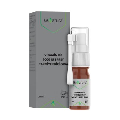 VeNatura Vitamin D3 1000 IU Sprey 20 ml - 1