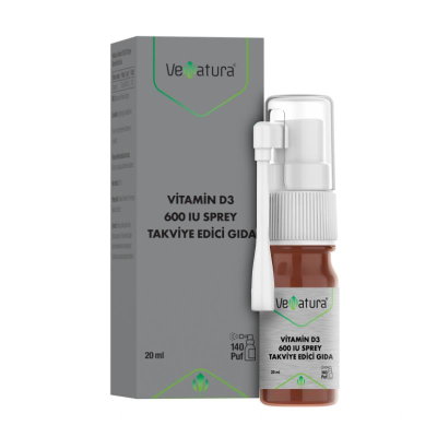 VeNatura Vitamin D3 600 IU Sprey 20 ml - 2