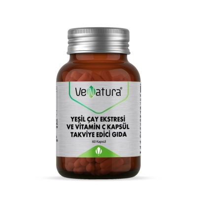 VeNatura Yeşil Çay Ekstresi ve Vitamin C 60 Kapsül - 1