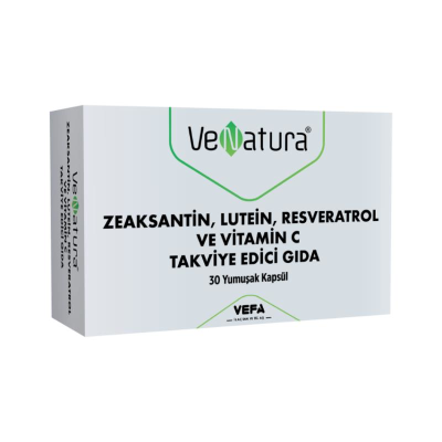 Venatura Zeaksatin, Lutein, Resveratrol ve Vitamin C Takviye Edici Gıda 30 Kapsül - 2