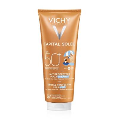 Vichy Capital Soleil Spf 50+ Çocuklar İçin Yüz ve Vücut Güneş Sütü 300 ml - 1