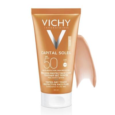 Vichy Capital Soleil Spf 50+ Güneş Koruyucu BB Emülsiyon Renkli 50 ml - 1