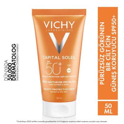 Vichy Capital Soleil Spf50+ Velvety Güneş Kremi 50 ml - 2