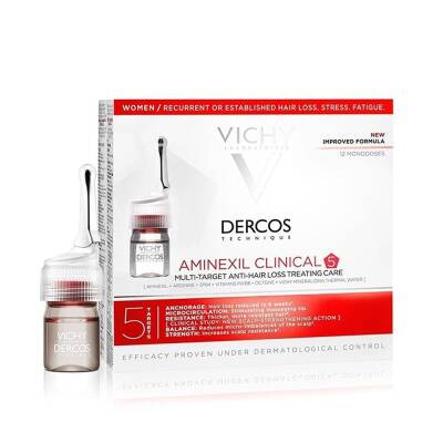 Vichy Dercos Aminexil Clinical-5 21x6ml - Kadınlar için - 4