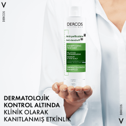 Vichy Dercos Kepek Karşıtı Şampuan 200 ml Normal ve Yağlı Saçlar - 6