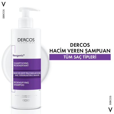 Vichy Dercos Neogenic Saç Yoğunlaştırıcı Şampuan 400ml - 3
