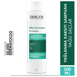 Vichy Dercos Oil Control 200 ml Yağlanma Karşıtı Şampuan - 6