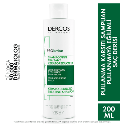 Vichy Dercos Psolution Pullanmaya Karşı Soyucu Etki Gösteren Saç Bakım Şampuanı 200 Ml - 2