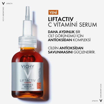 Vichy Liftactiv Supreme C Vitamini Aydınlatıcı Serum 20 ml - 11
