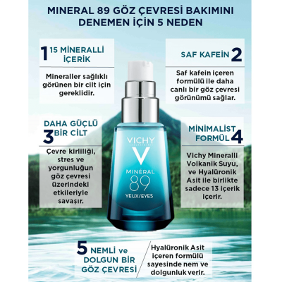Vichy Mineral 89% Göz Çevresi Bakımı 15 ml - 3