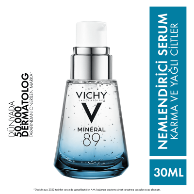 Vichy Mineral 89 Mineralizing Water + Hyaluronic Acid 30 ml Serum - 2