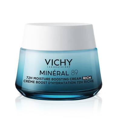 Vichy Mineral 89 Moisture Boosting Rich Cream 50 ml-Kuru Ciltler - 1