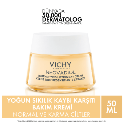 Vichy Neovadiol Gündüz Bakım Kremi 50 ml(Normal ve Karma Ciltler) - 2