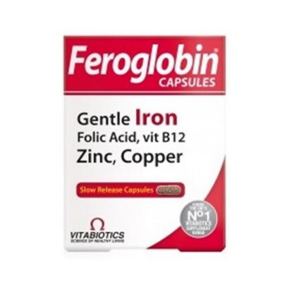 Vitabiotics Feroglobin Iron 30 Kapsül - 1