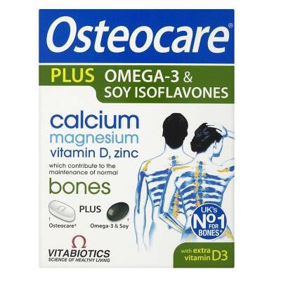 Vitabiotics Osteocare Plus Omega 3 Takviye Edici Gıda 84 Tablet - 1