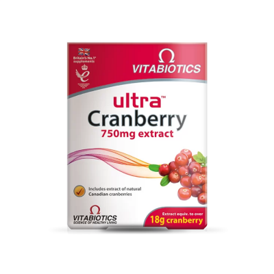 Vitabiotics Ultra Cranberry 750 Mg 30 Tablet - 1