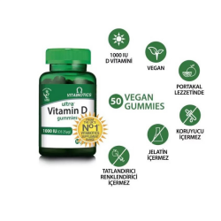 Vitabiotics Ultra Vitamin D Gummies 50 Çiğnenebilir Kapsül - 2