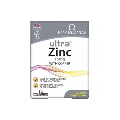 Vitabiotics Ultra Zinc 15 Mg With Copper 60 Tablet - 1