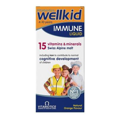 Vitabiotics Wellkid Immune Liquid Sıvı Takviye 150 ml 4-10 Yaş - 1