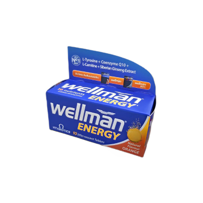 Vitabiotics Wellman Energy 10 Efervesan Tablet - 1