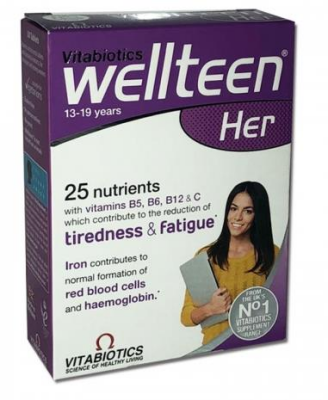 Vitabiotics Wellteen Her 13-19 years 30 Tablets - 1