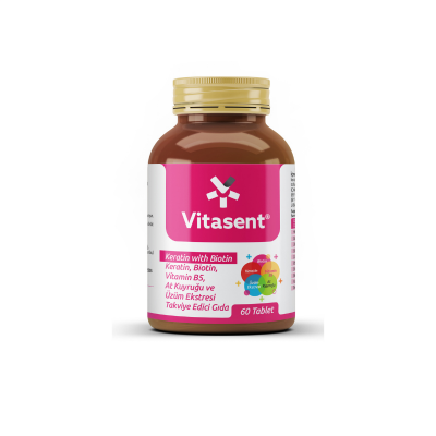 Vitasent Keratin with Biotin 60 Tablet - 1