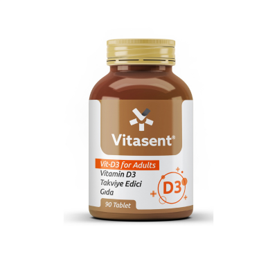 Vitasent Vitamin D3 90 Tablet - 1