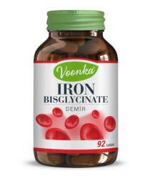 Voonka Iron Bisglycinate Demir 92 Kapsül - Voonka