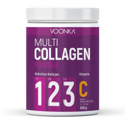 Voonka Multi Collagen Powder Vitamin C İçeren Takviye Edici Gıda 300gr - Voonka