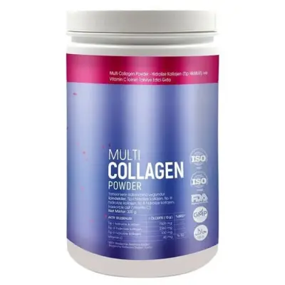 Voonka Multi Collagen Powder Vitamin C İçeren Takviye Edici Gıda 300gr - 2