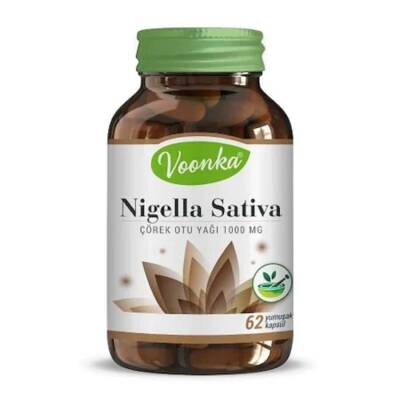 Voonka Nigella Sativa Çörek Otu Yağı 1000 mg 62 Kapsül - 1