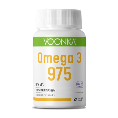 Voonka Omega 3 975 mg Takviye Edici Gıda 52 Kapsül - 1