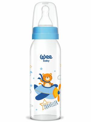 Wee Baby Klasik Cam Biberon 250 ml 0-6 Ay - Mavi - 1