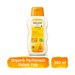 Weleda Calendula Organik Parfümsüz Bebek Yağı 200 ml - 1