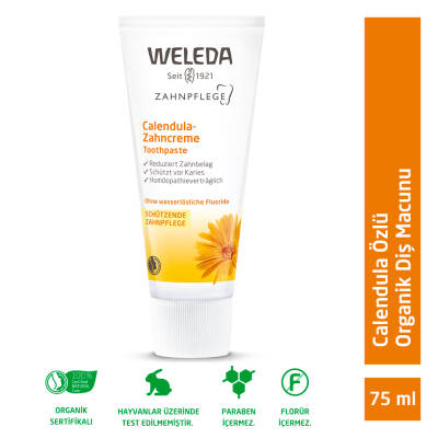 Weleda Calendula Özlü Dogal Diş Macunu 75 ml - 1