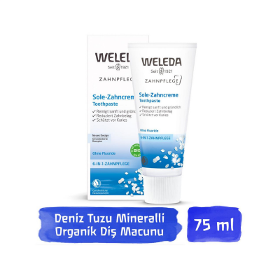 Weleda Deniz Tuzu Mineralli Doğal Diş Macunu 75 ml - 1