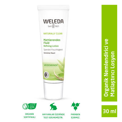 Weleda Naturally Clear Nemlendirici ve Matlaştırıcı Losyon 30 ml - 1