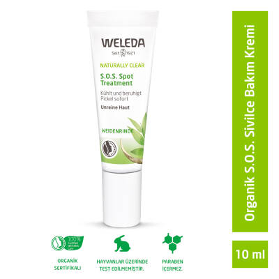 Weleda Naturally Clear SOS Sivilce Bakım Kremi 10 ml - 1