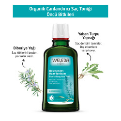 Weleda Organik Biberiye Özlü Canlandırıcı Saç Toniği 100 ml - 3