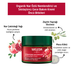 Weleda Organik Nar Özlü Nemlendirici ve Sıkılaştırıcı Gece Bakım Kremi 40 ml - 3